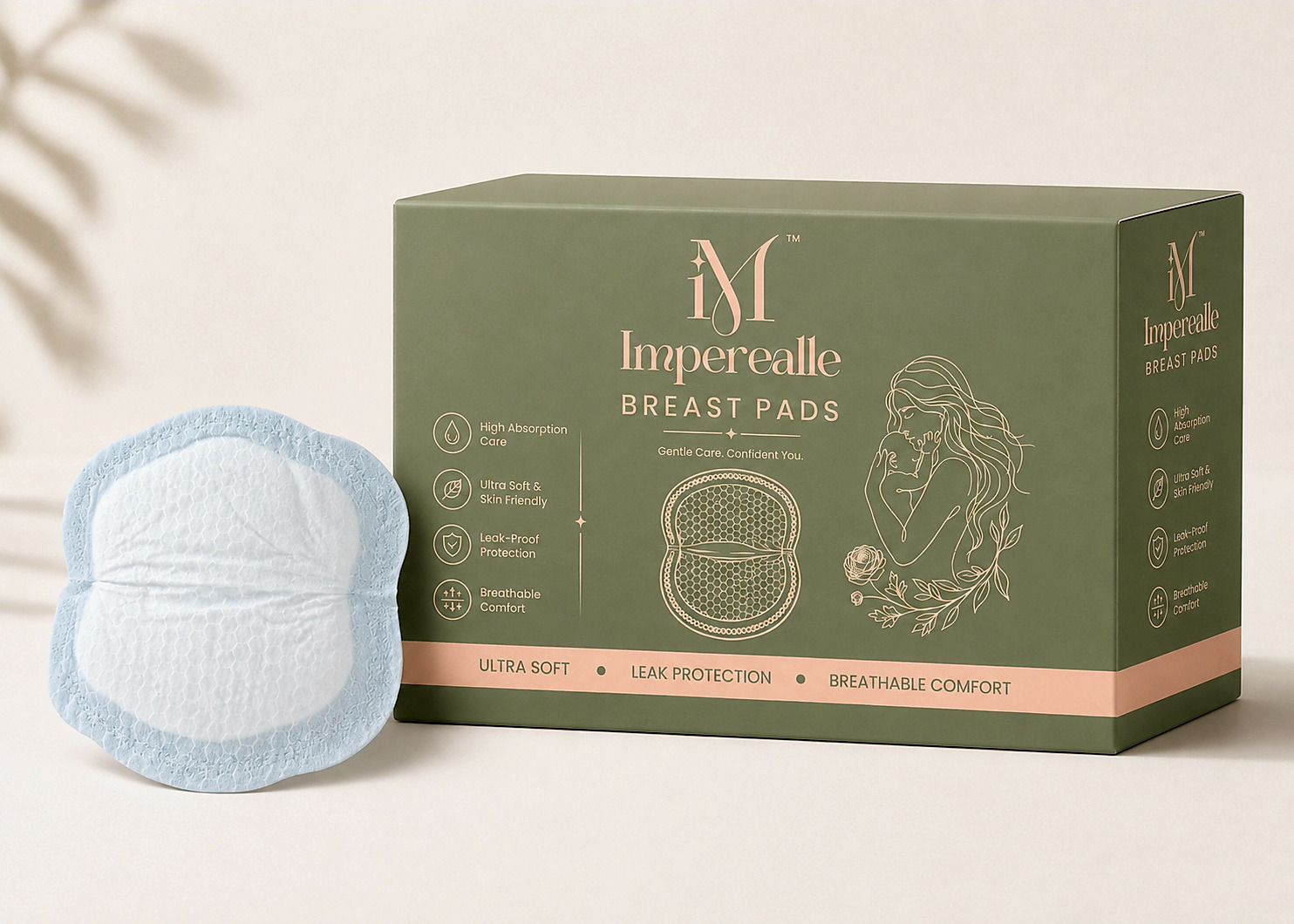 Maternity Breast Pads | Leak Proof Disposable Nursing Pads for Breastfeeding Mom Nursing Breast Pad-image-17