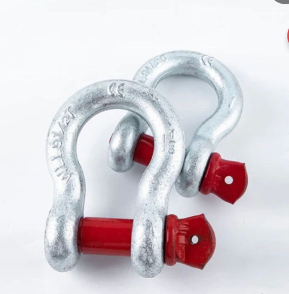 Bow Shackle (4.75 Ton)| Screw Pin Anchor Shackle Slackline Ground Screw