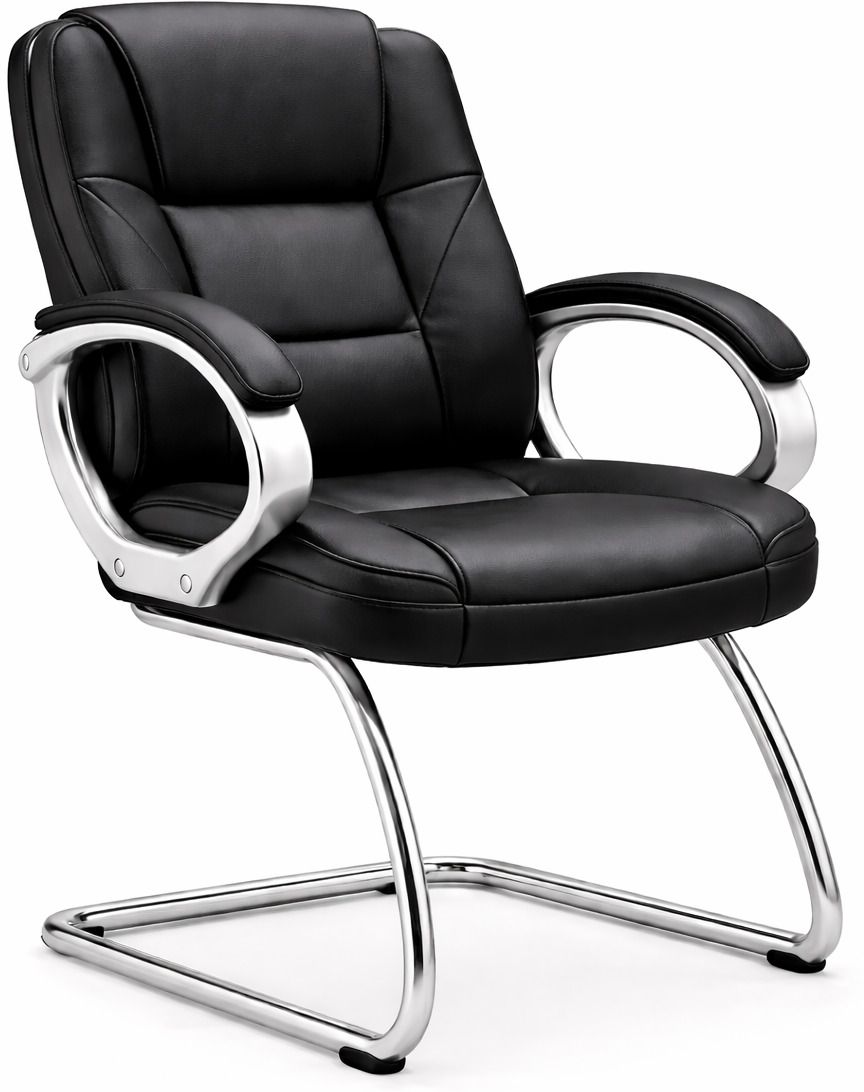 oakcraft Medium Back Visitor Leatherette Office Executive Chair-picture-17