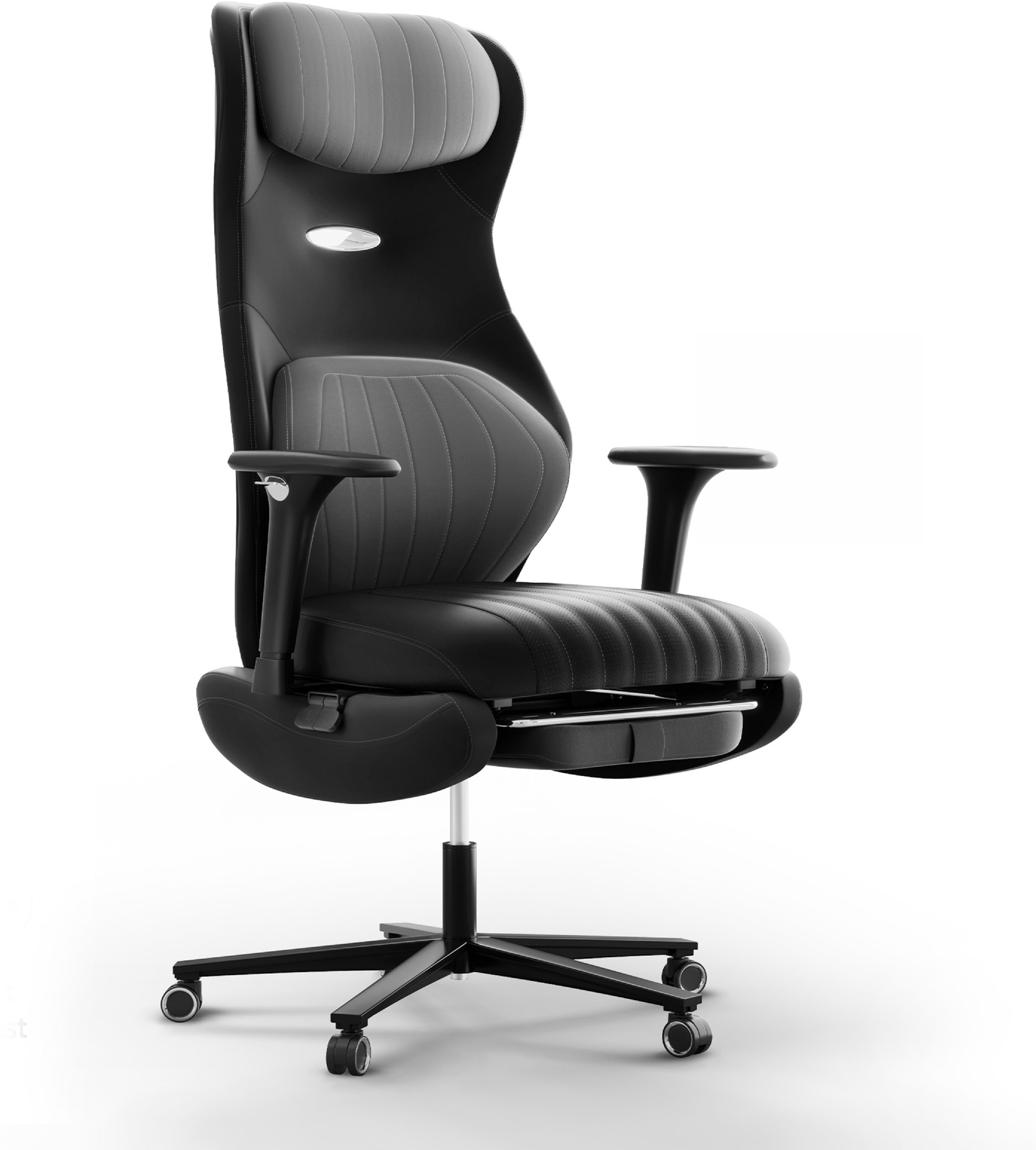 frido Premium ErgoLuxe Executive Office Chair | Lumbar Support | 3D Adjustable Armrest Leather Office Executive Chair-picture-39