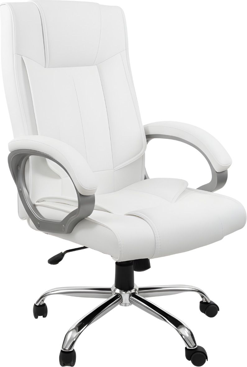 Kylie Ergonomic Chair |Swivel Function Chair for Office/Home/Gaming/Work/Study Leatherette Office Adjustable Arm Chair-image-2
