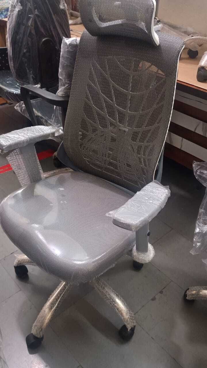 Leatherette Study Stacking Chair-image-4