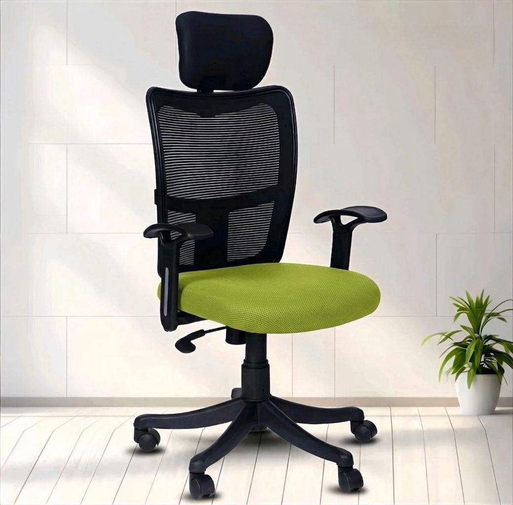 flipkart perfect homes Cozy Back Ergonomic Office Heavy Duty Green Mesh Office Executive Chair-picture-35