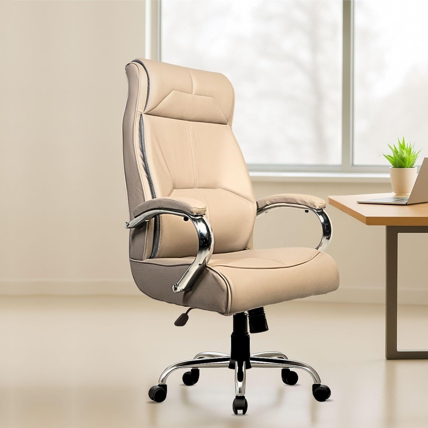 alignseats gift for comfort Synthetic, Leatherette, Half-leather, Fabric Office Executive Chair-picture-28