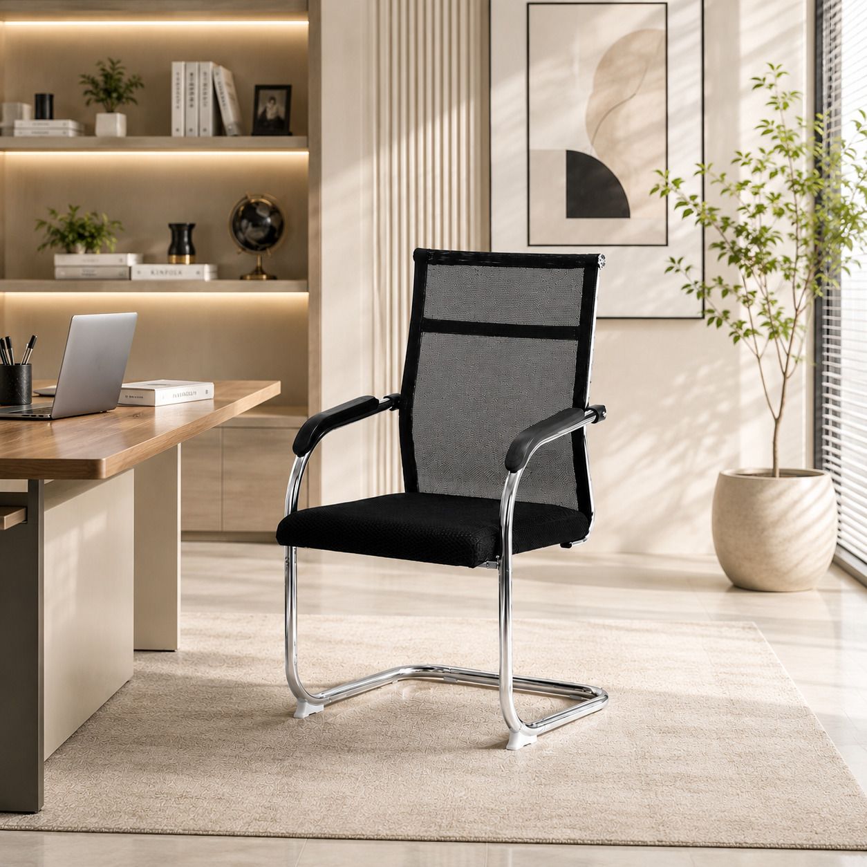 agarwal dream furnitures Mesh Office Visitor Chair-picture-46