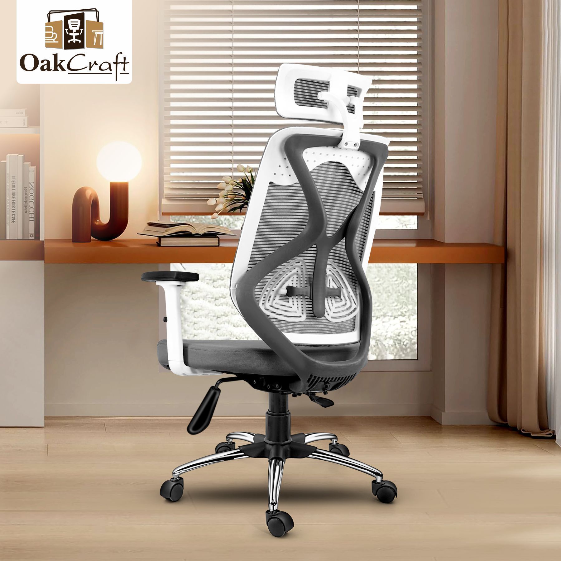 Hurricane High Back Ergonomic Chair with Multi Synchro Mechanism Mesh Office Adjustable Arm Chair-image-10
