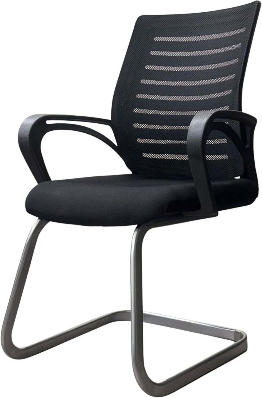 Aspire Office Visitor Chair Black with Fixed Armrest Guest Chair & Staff chair Mesh Office Visitor Chair-image-43