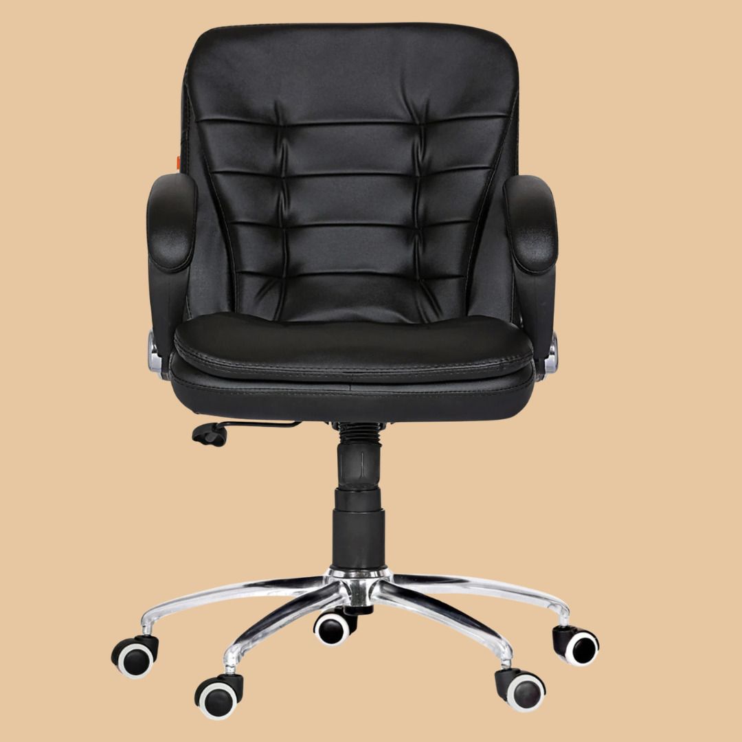 Ergonomic Mesh Office Chair Adjustable Armrest Lumbar Support Swivel Chair Leather Office Adjustable Arm Chair-image-38