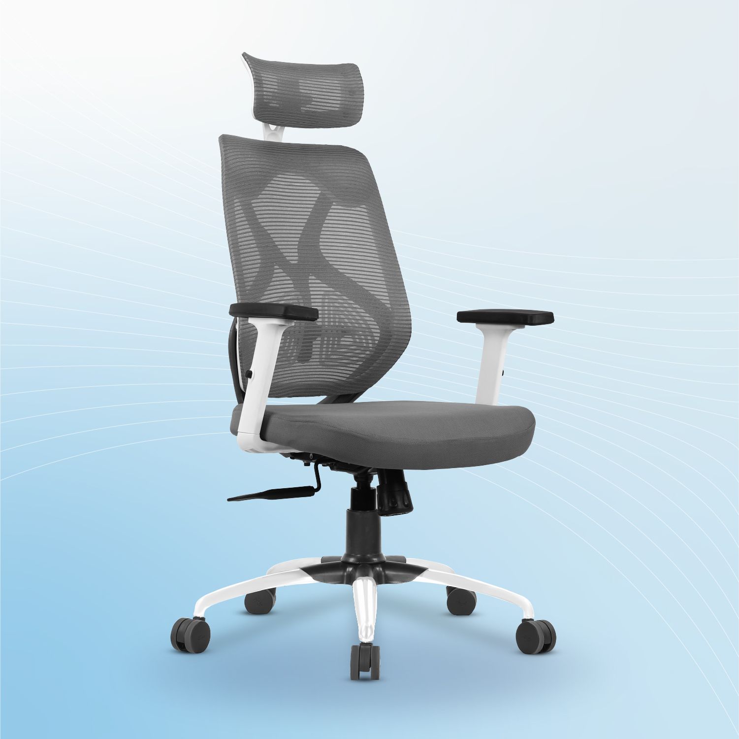 Transform Prime High Back Office Chair for Home, Ergonomic Premium Mesh Office Executive Chair-image-40