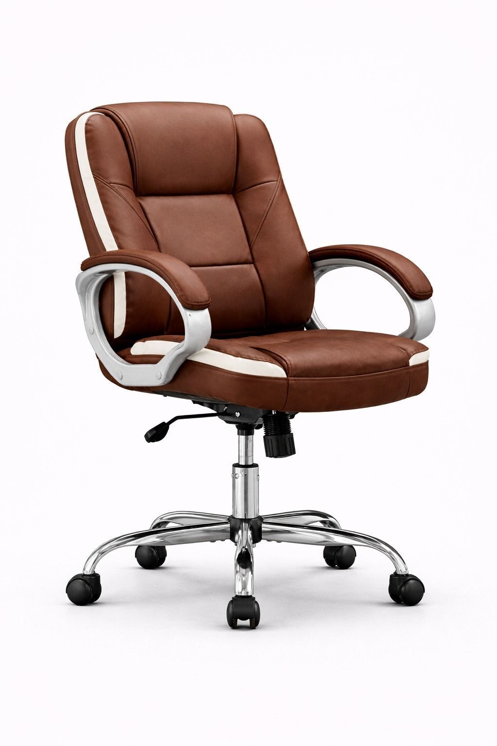 oakcraft Medium Back Revolving Leatherette Office Executive Chair-picture-11