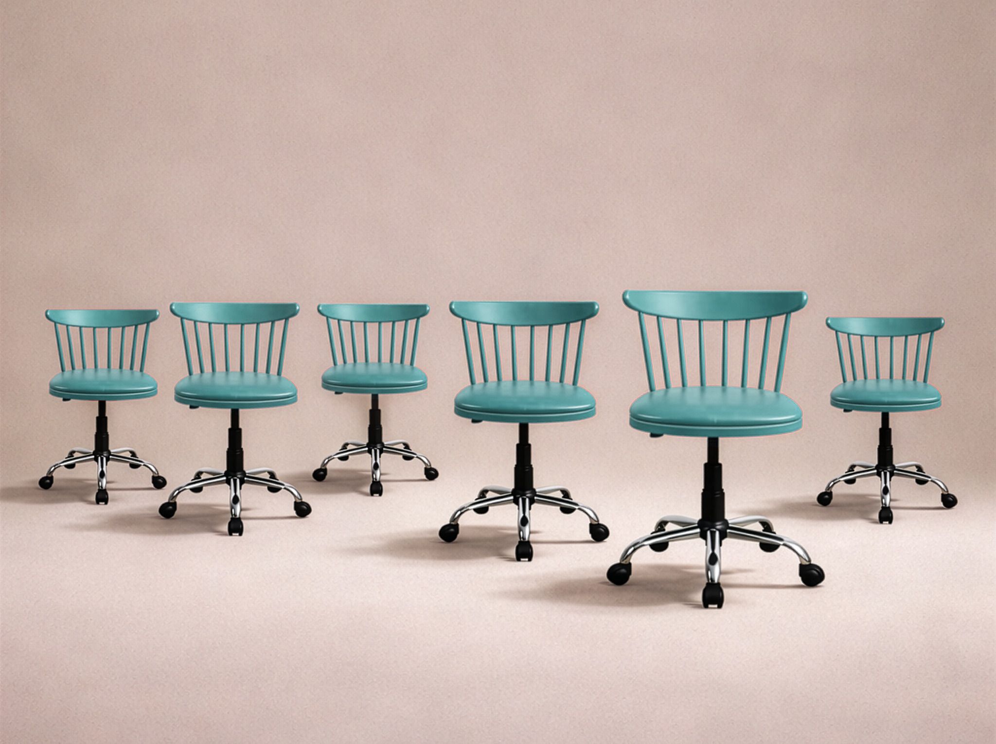 Royal Revolving, Unique Design, Height Adjustable, Home/Study/Computer/Desk Leatherette Office Executive Chair-image-21