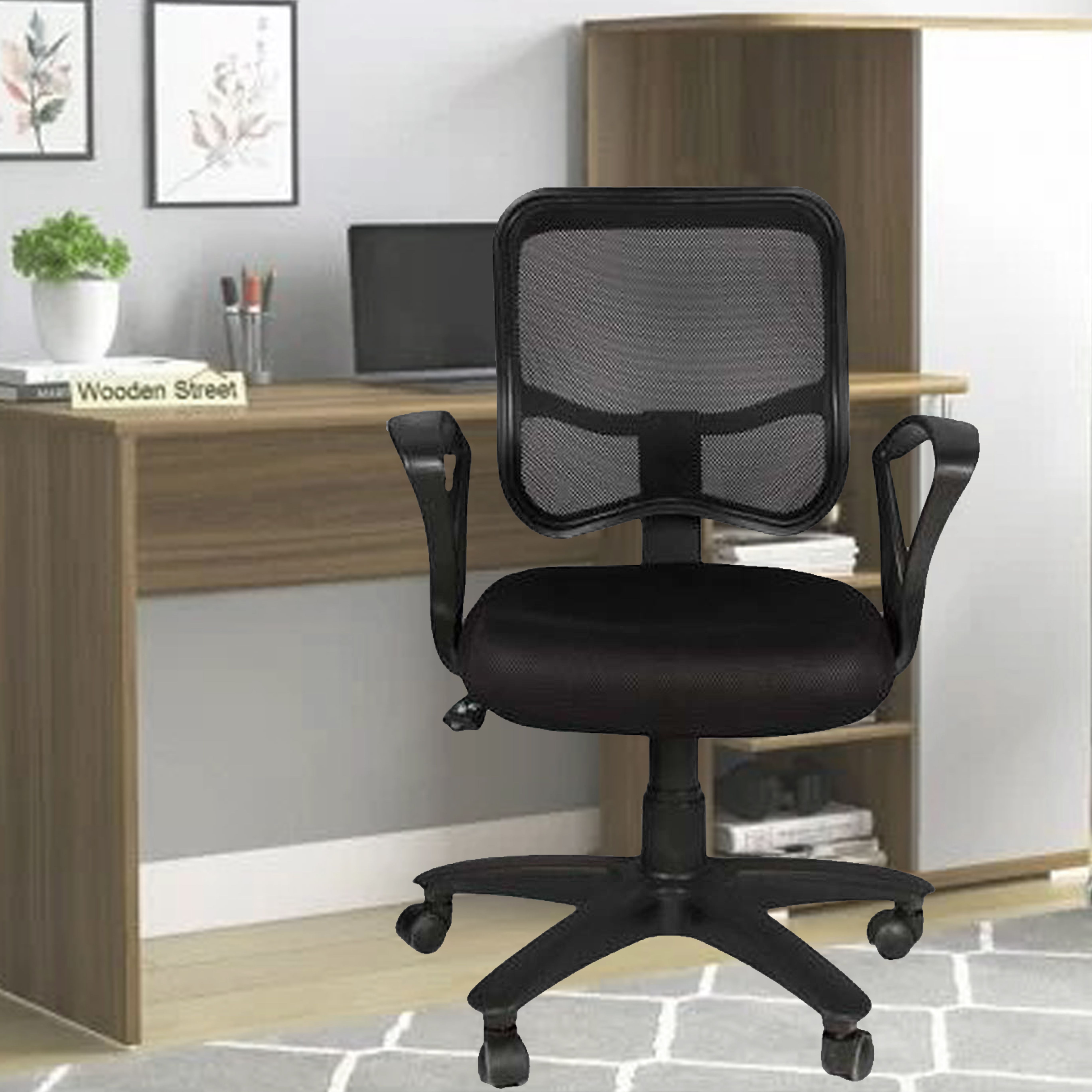 VIZOLT ROYAL CB OFFICE CHAIR Fabric Office Adjustable Arm Chair-image-22
