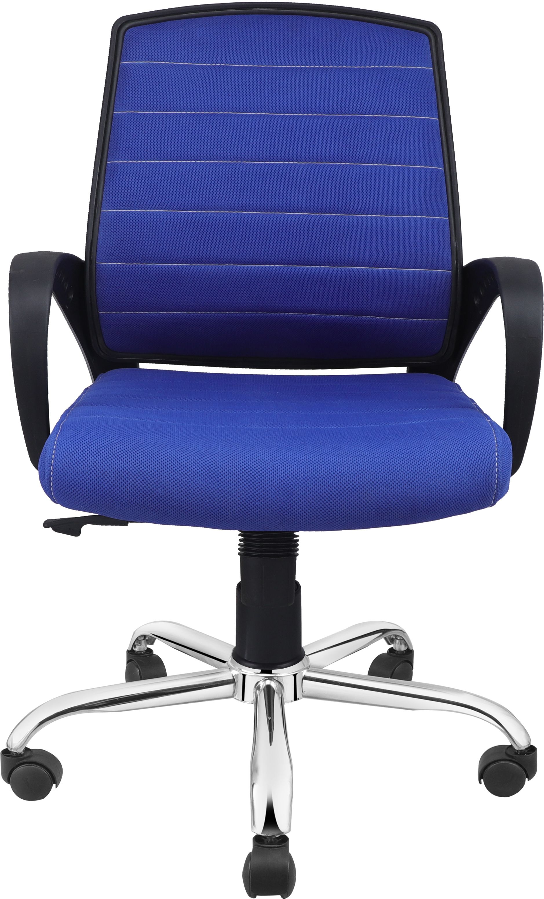 Rainbow Series Office chair, Study chair in Blue Leatherette Office Arm Chair-image-7