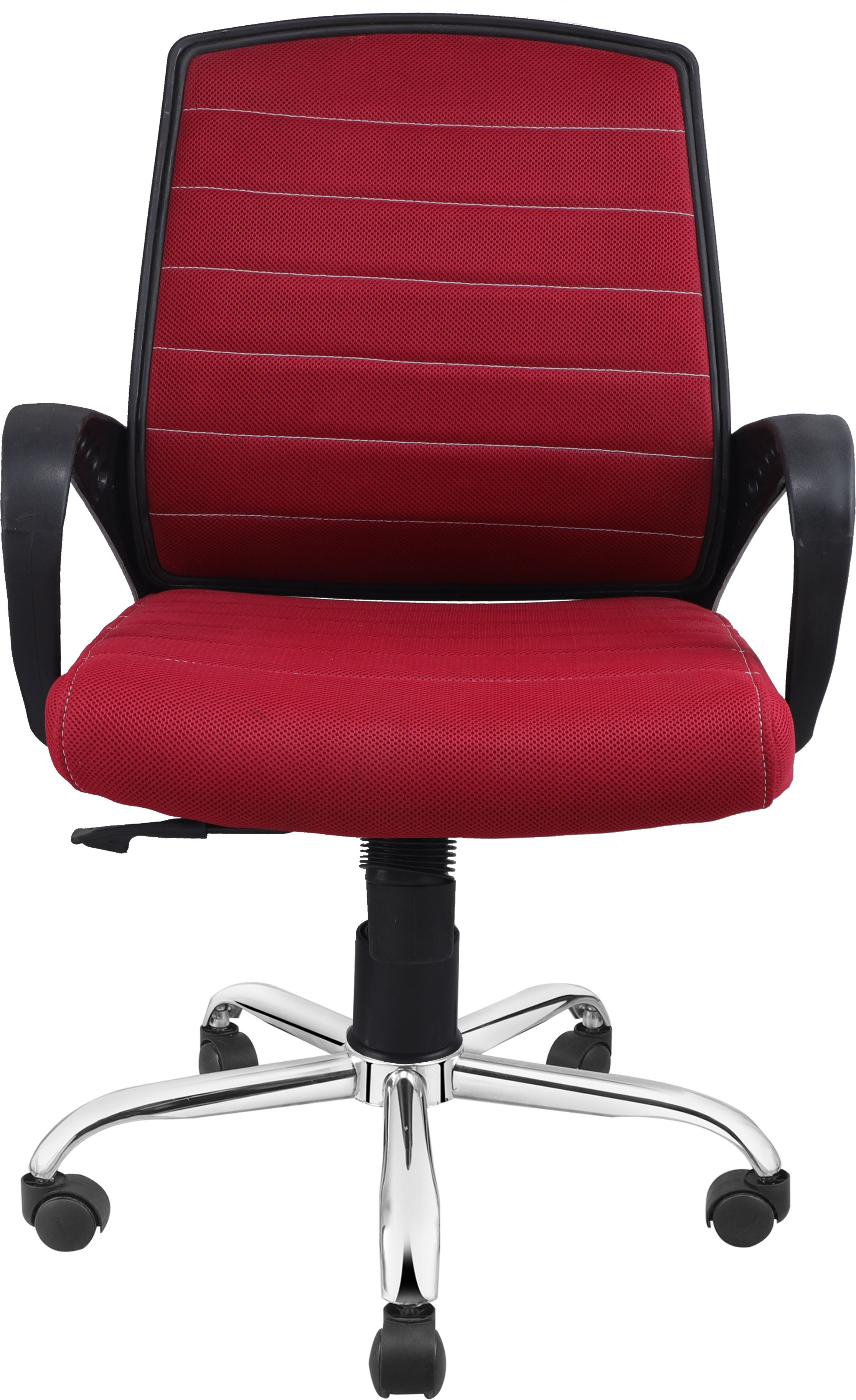 Rainbow Series Office chair, Study chair in Red Leatherette Office Arm Chair-image-26
