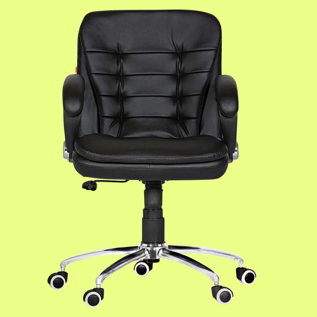 Ergonomic Mesh Office Chair Adjustable Armrest Lumbar Support Swivel Chair Leather Office Adjustable Arm Chair-image-47