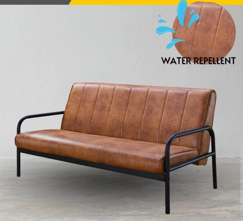 3 seater sofa office Full-Grain Leather Office Visitor Chair-image-2