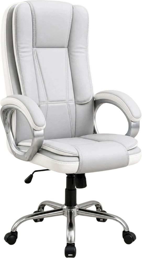 Executive Revolving Office Chair Hydraulic High Back Ergonomic Desk Chair Leatherette Office Adjustable Arm Chair-image-38
