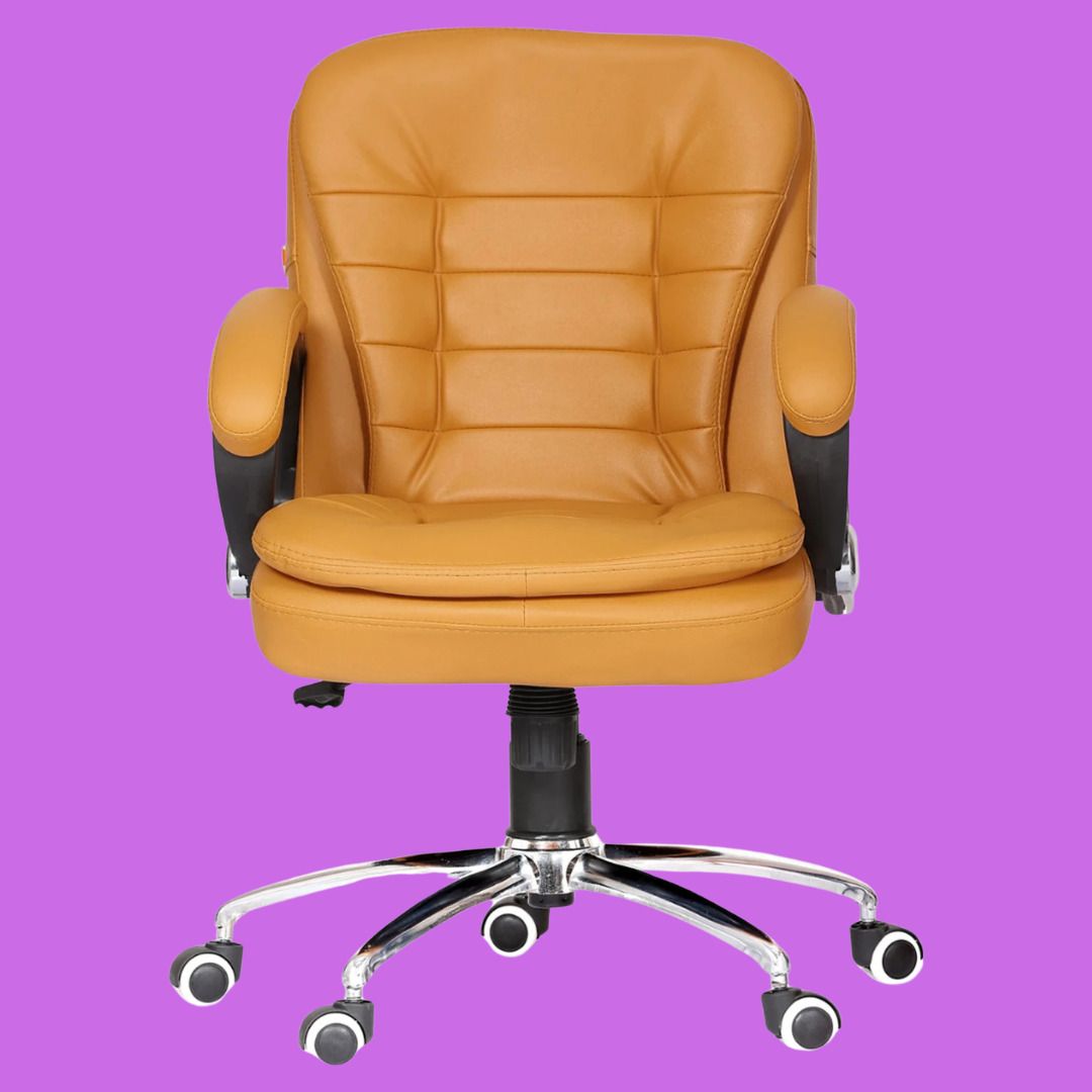 shlindia Modern Executive Office Chair Comfortable Computer Desk Chair Leather Office Adjustable Arm Chair-picture-45
