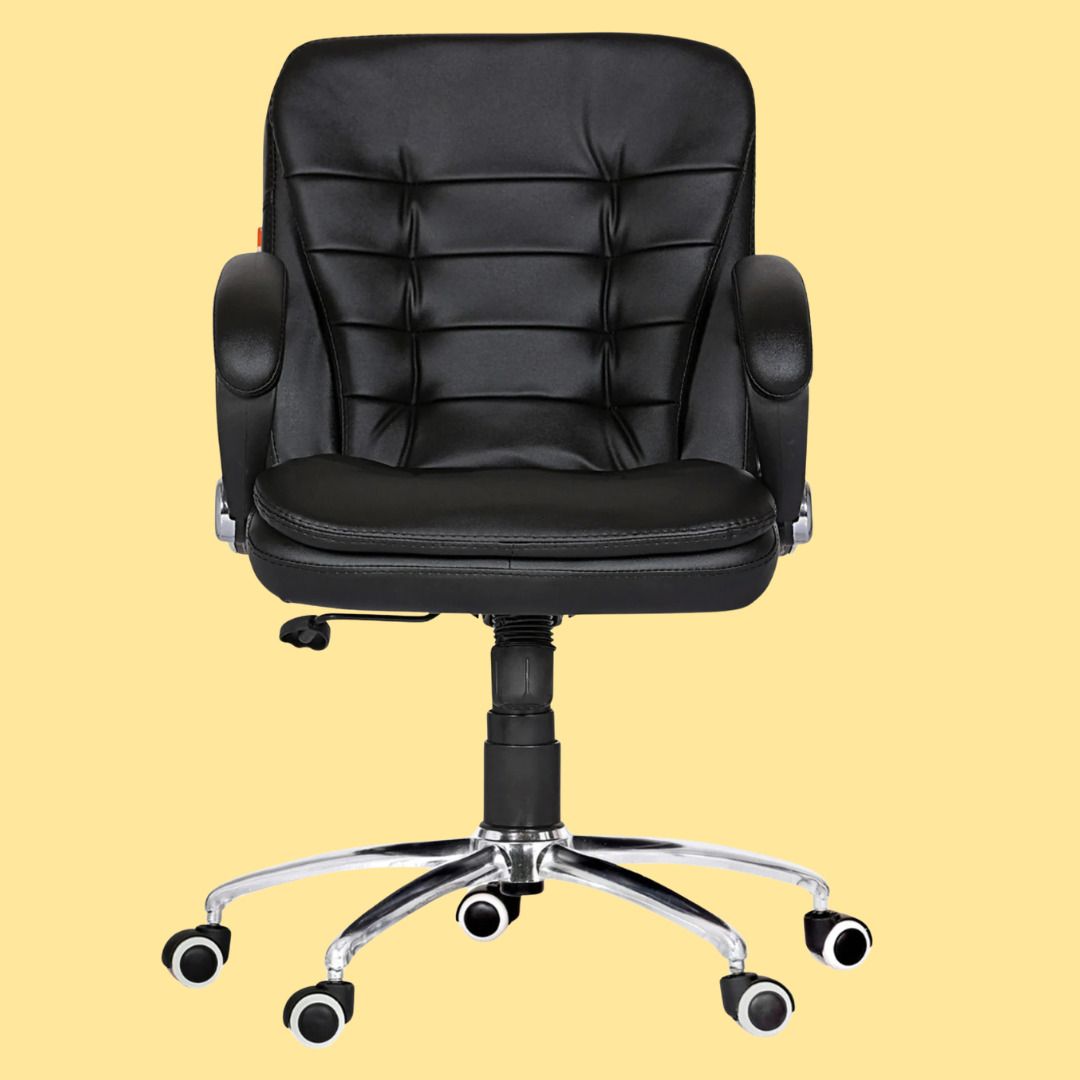Ergonomic Mesh Office Chair Adjustable Armrest Lumbar Support Swivel Chair Leather Office Adjustable Arm Chair-image-37