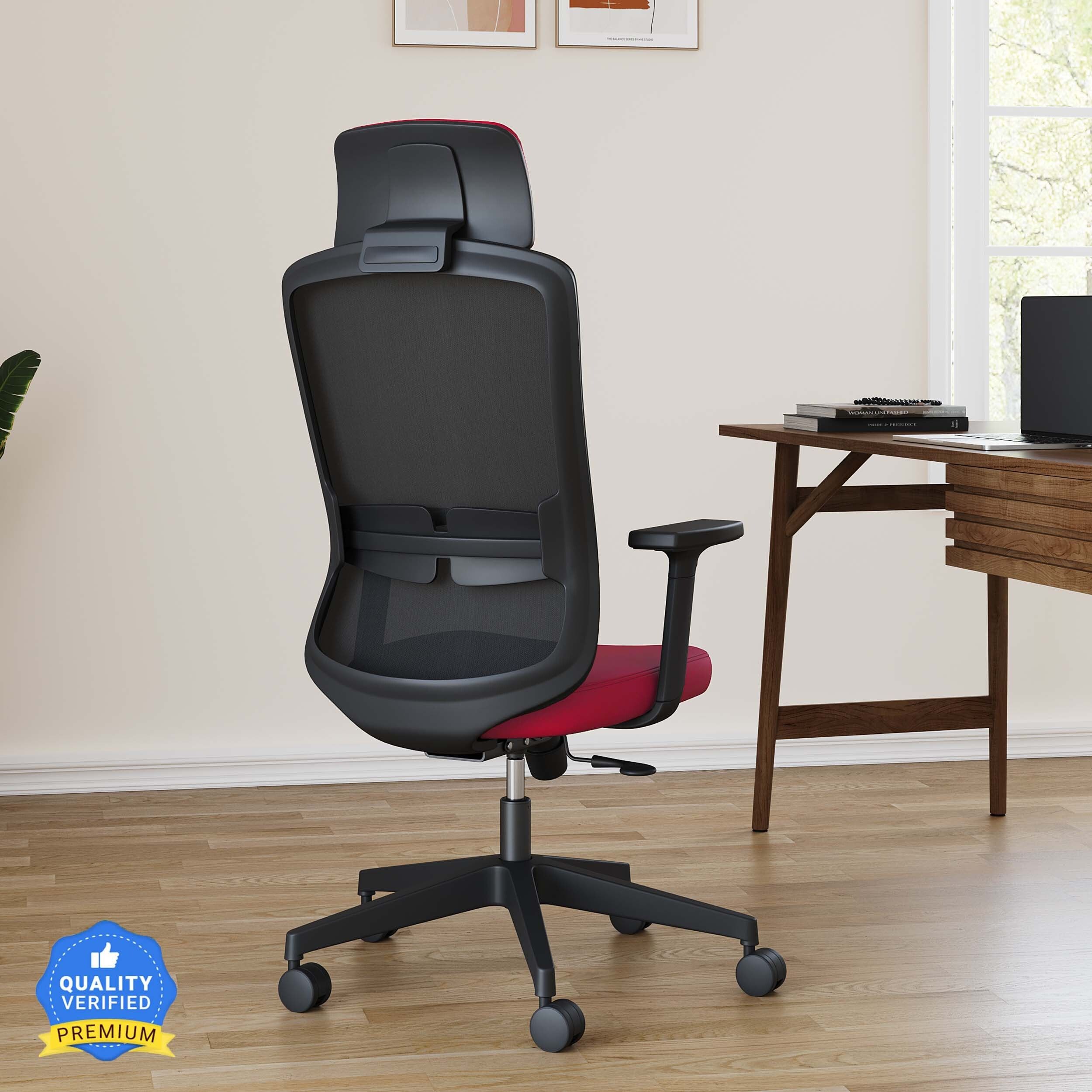 Nimbus Fabric, Mesh Office Adjustable Arm Chair-image-5