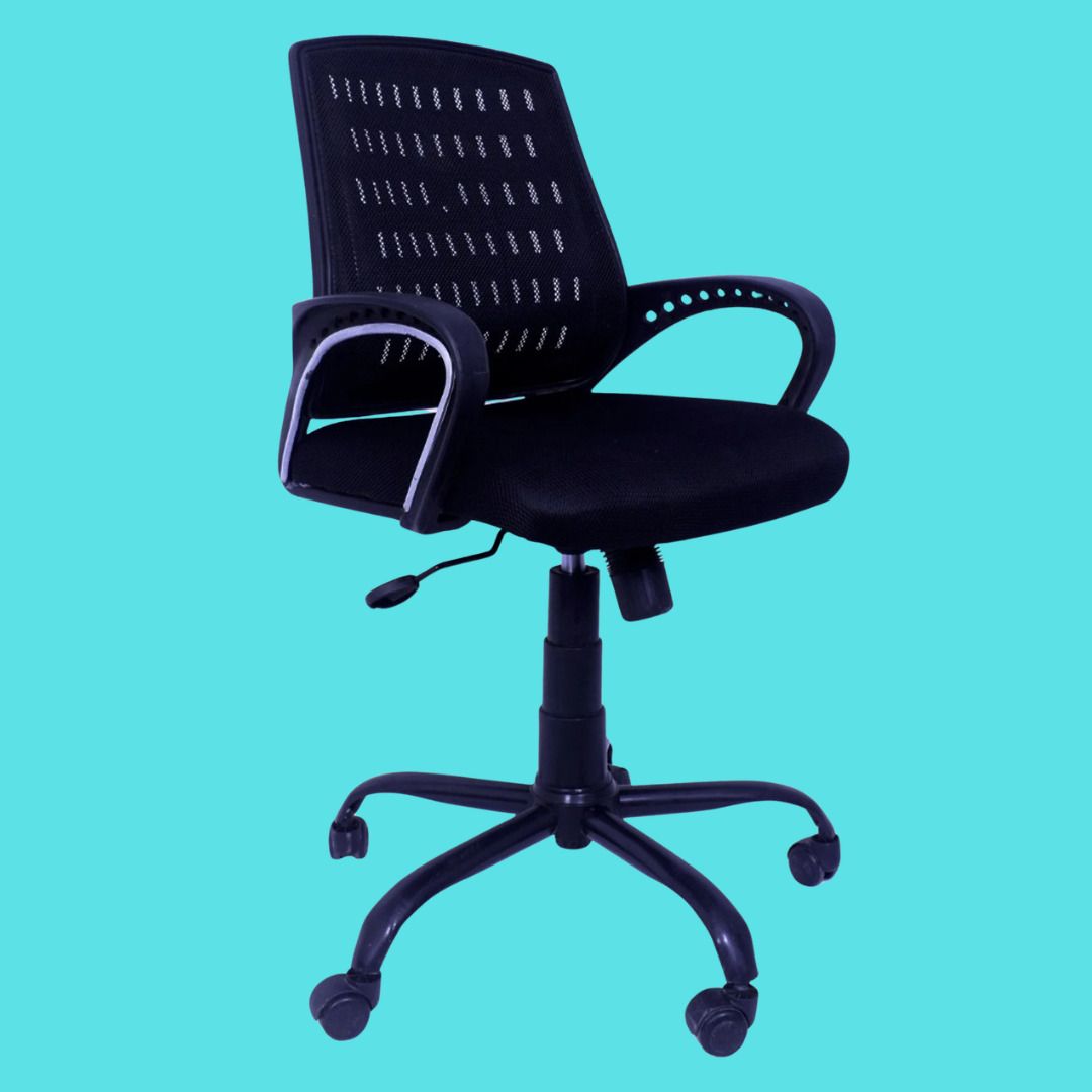 Executive Office Chair Ergonomic Study Desk Chair with Wheels and Armrest Linen Office Adjustable Arm Chair-image-32