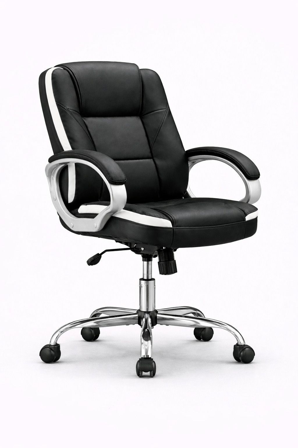 oakcraft Medium Back Revolving Leatherette Office Executive Chair-picture-18