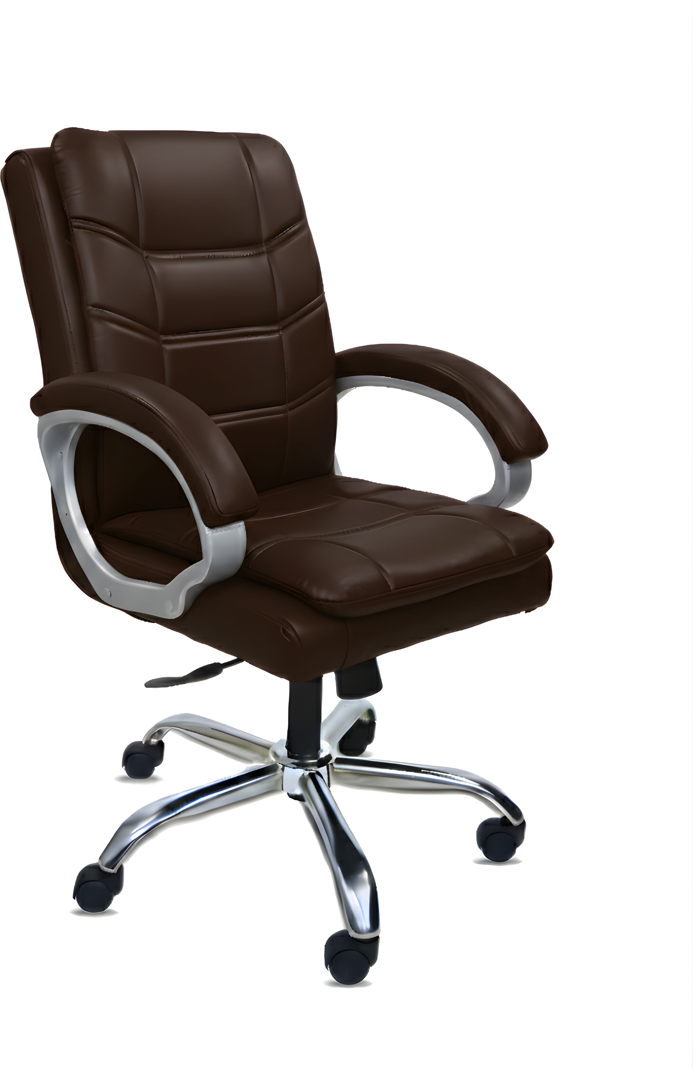 Star Executive Revolving Office Chair|Computer Desk Chair with Cushioned Seat| Leatherette Office Executive Chair-image-10