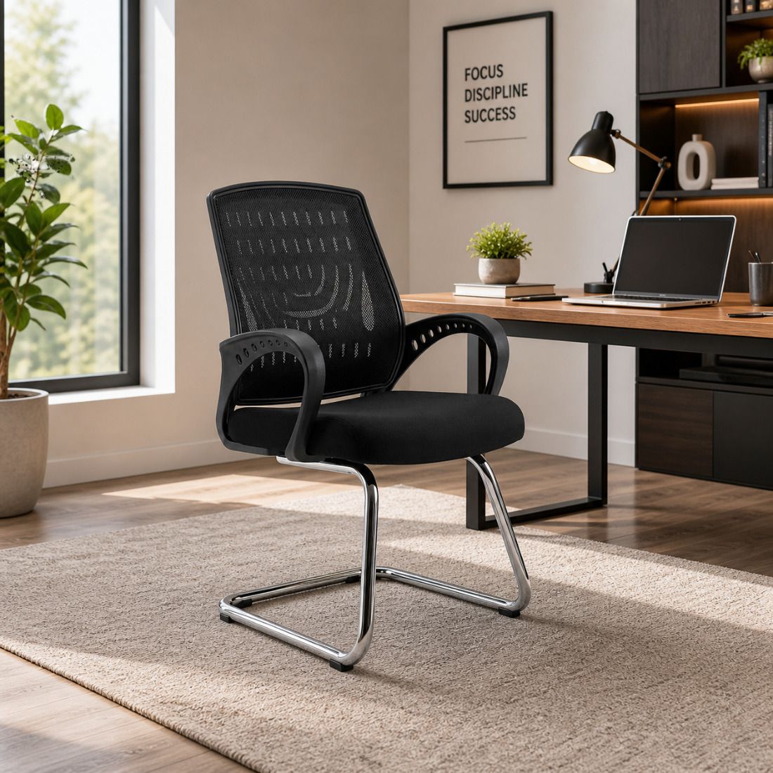 Mesh Pro Executive Chair Polyester Office Conference Chair-image-8