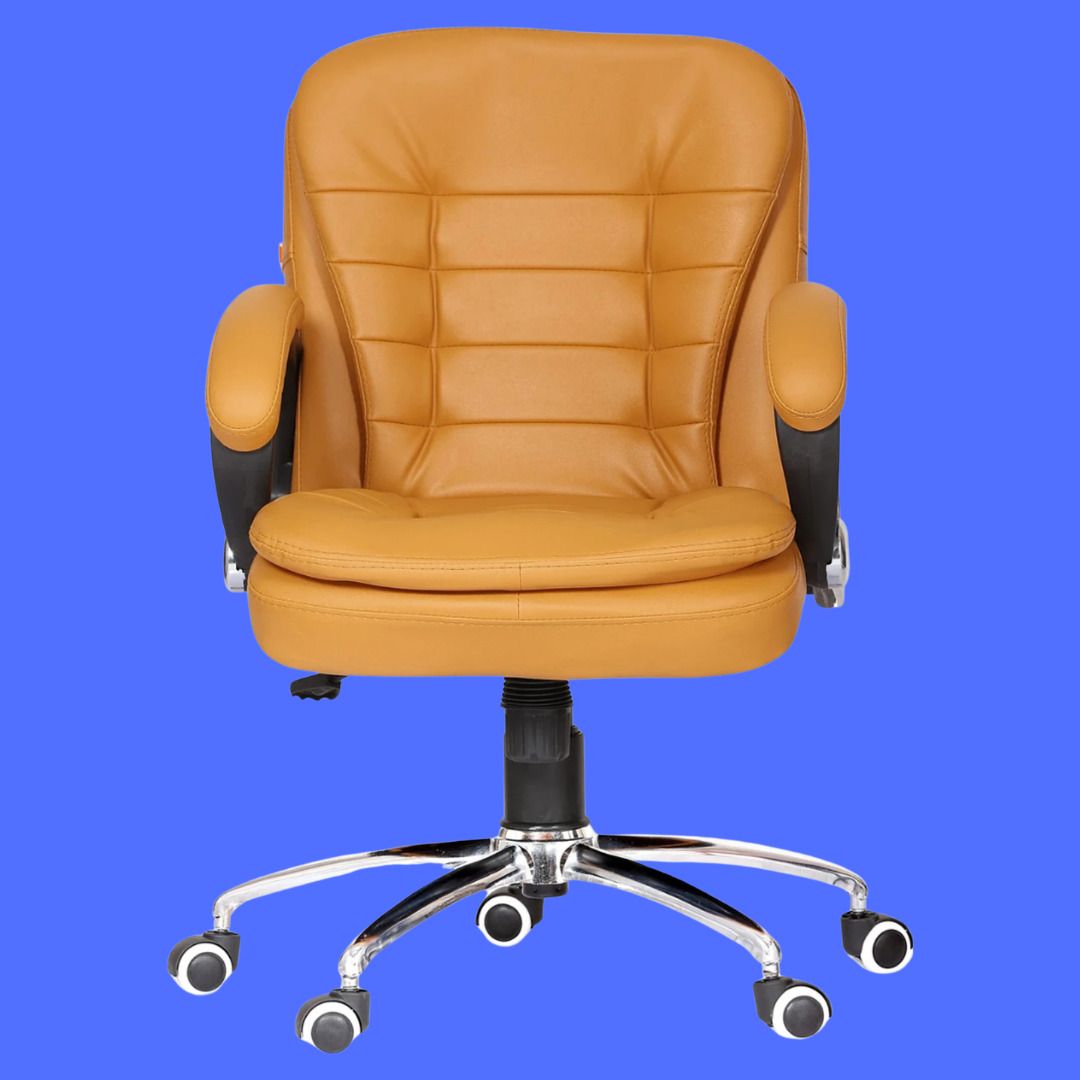 shlindia Ergonomic Office Chair High Back Padded Executive Seating Leather Office Adjustable Arm Chair-picture-38