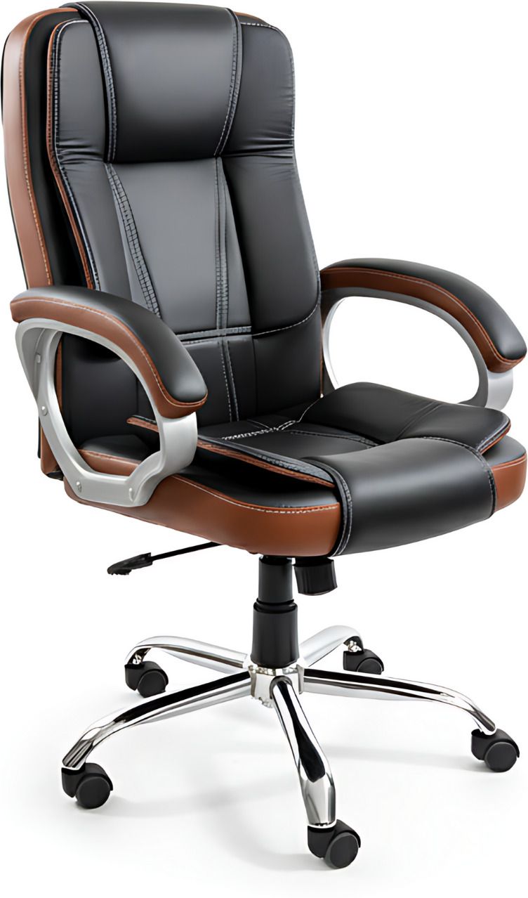 Venture Ergonomic Office Chair| Swivel Chair with Adjustable Height Leatherette Office Adjustable Arm Chair-image-16