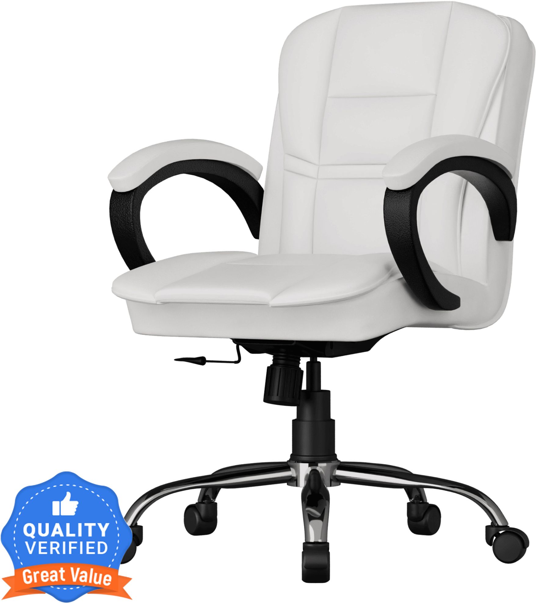 Chair, Ergonomic Office Chair, Study Chair, Computer Chair, Revolving Chair Leatherette Office Executive Chair-image-9