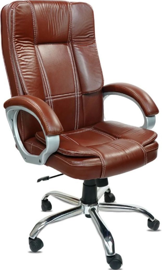 Office Chair Computer Chair Adjustable Revolving Desk Study Chair Black Leather Office Adjustable Arm Chair-image-38