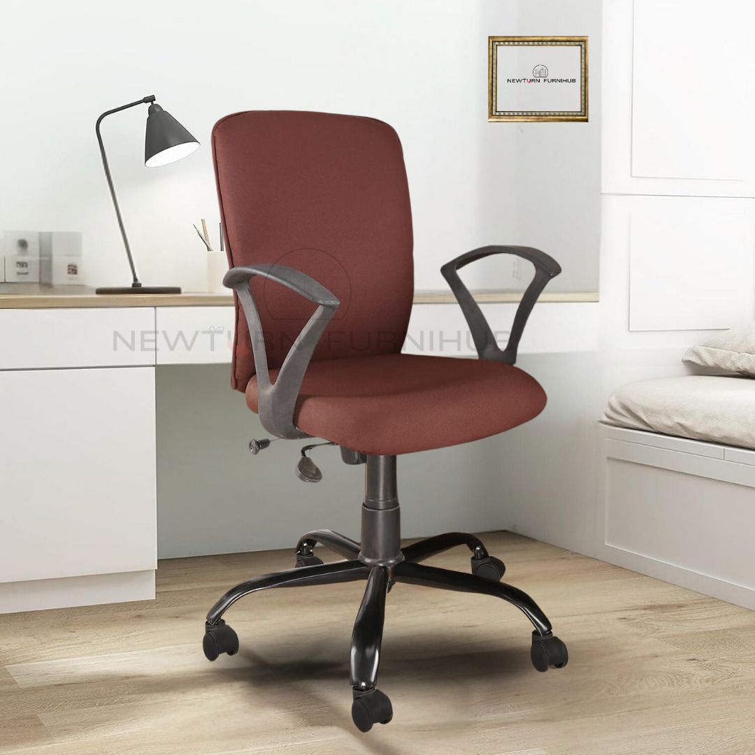 newturn Zebra Office revolving executive Chair with 2 Years warranty(Easy Assembly) Synthetic Fiber Office Adjustable Arm Chair-picture-31