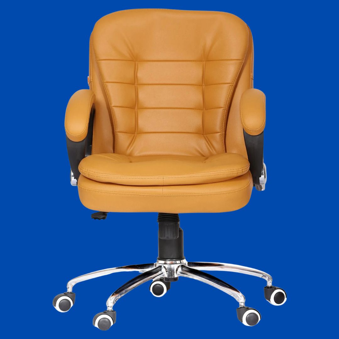 shlindia Premium Executive Office Chair Adjustable Height with Wheels Leather Office Adjustable Arm Chair-picture-17