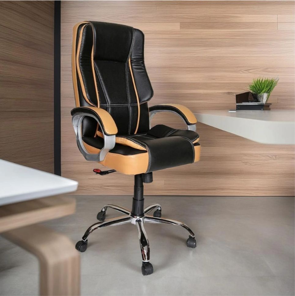 JM-0011 Bonded Leather Office Adjustable Arm Chair-image-45