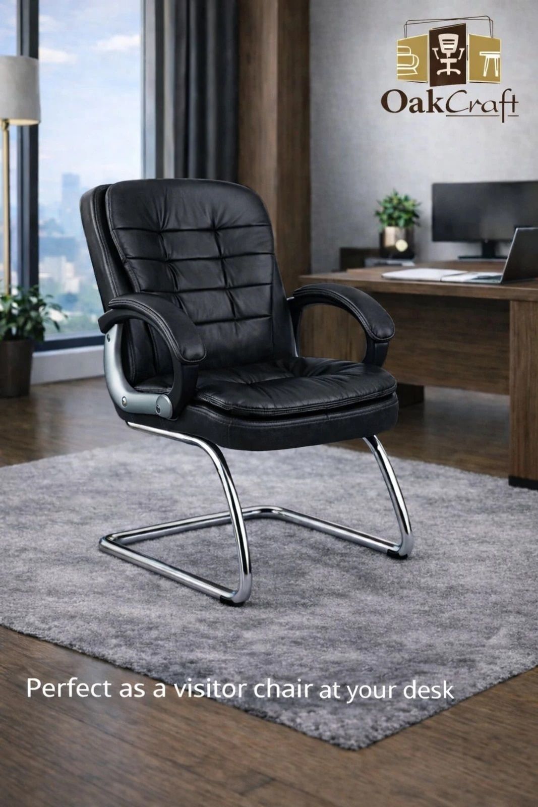 07 Visitor Leatherette Office Executive Chair-image-15