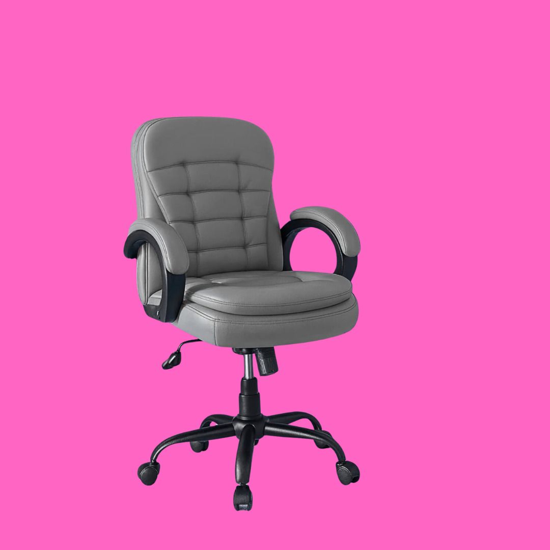 SmartErgo Mesh Study Chair with Hydraulic Lift and Smooth Casters Leatherette Office Adjustable Arm Chair-image-23