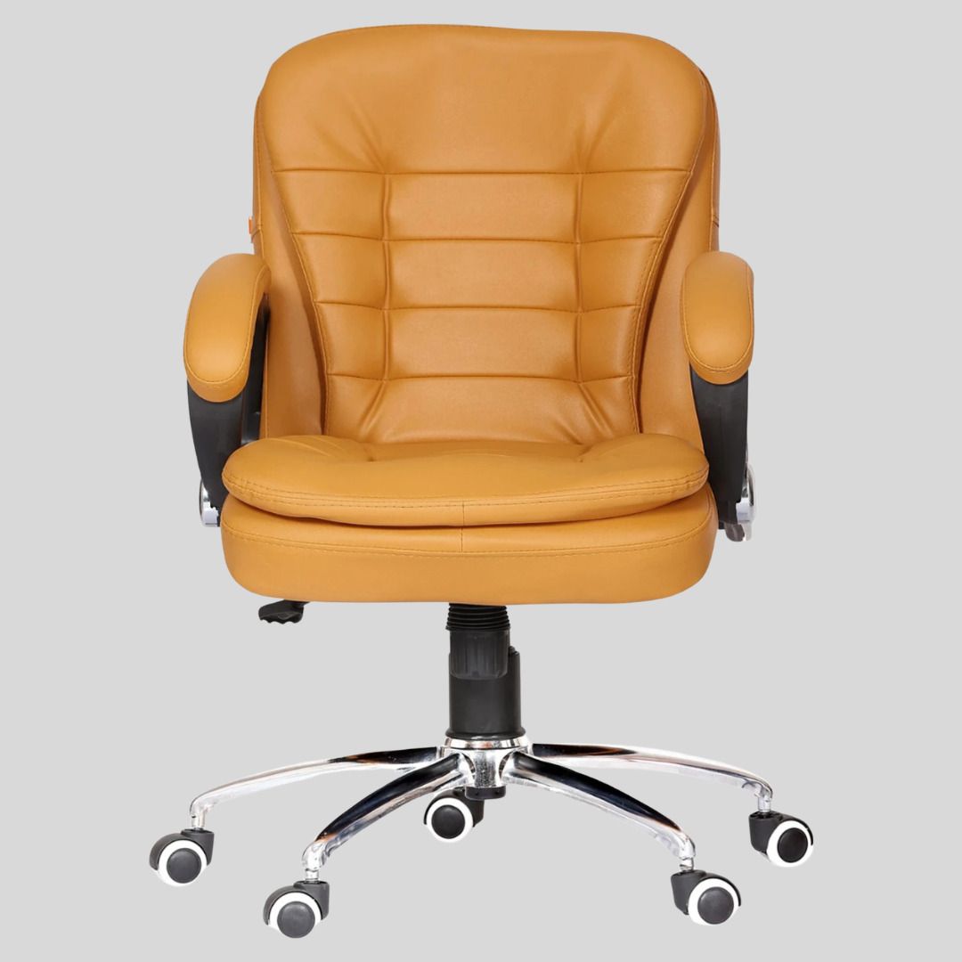 shlindia Swivel Executive Office Chair Adjustable Height Ergonomic Design Leather Office Adjustable Arm Chair-picture-16