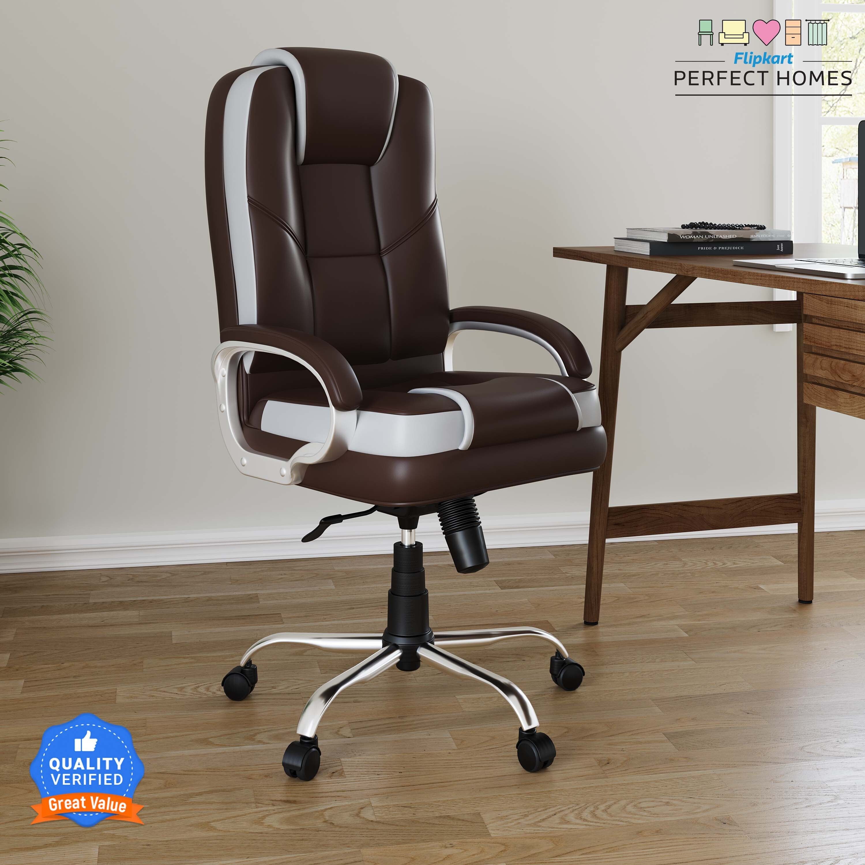 Opulon High Back Leatherette Office Executive Chair Leatherette Office Executive Chair