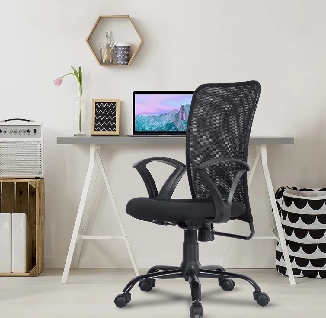 MG MODERN ADJUSTABLE OFFICE/STUDY CHAIR WITH MESH SUPPORT Mesh Office Adjustable Arm Chair-image-18