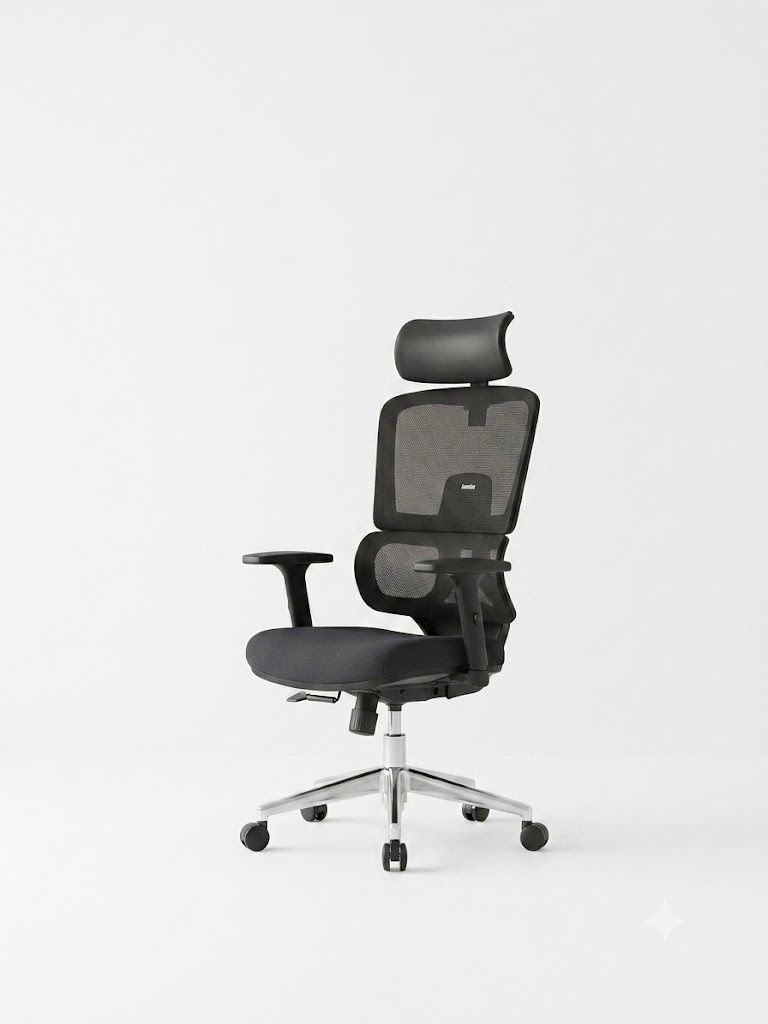 Mesh Office Adjustable Arm Chair-image-42
