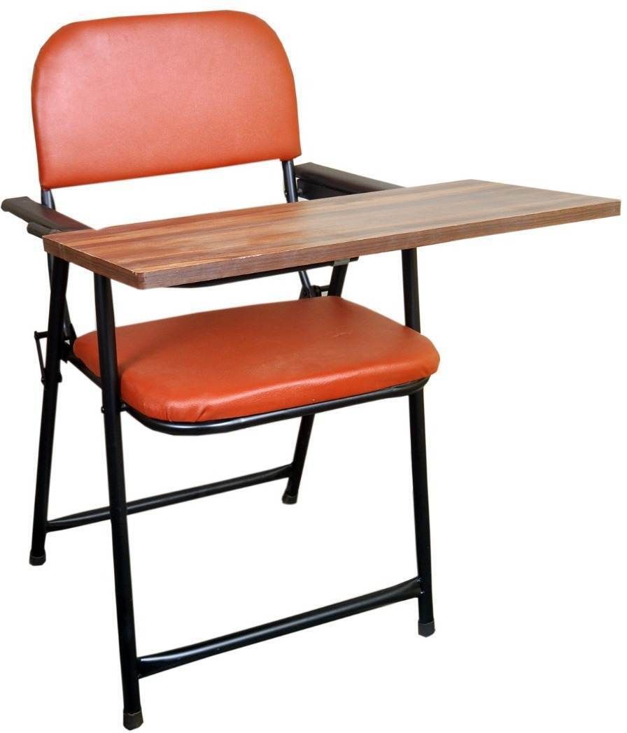 Folding For Study with Cushion and Adjustable Writing Pad Ergonomic Design Fabric Study Folding Chair-image-11