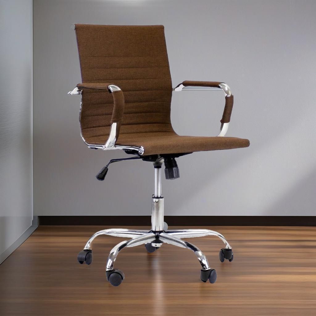 Fabric Office Adjustable Arm Chair-image-43