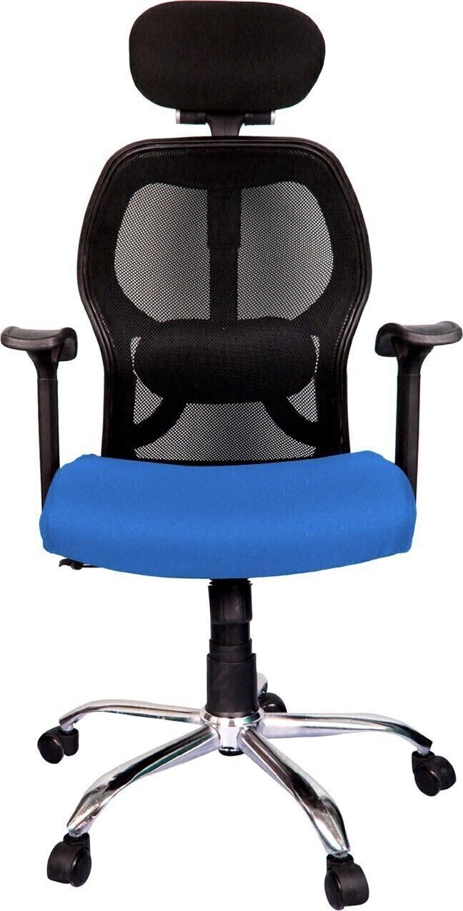 Matrix High Back Revolving Chair (RSE001 Blue) Fabric Office Executive Chair