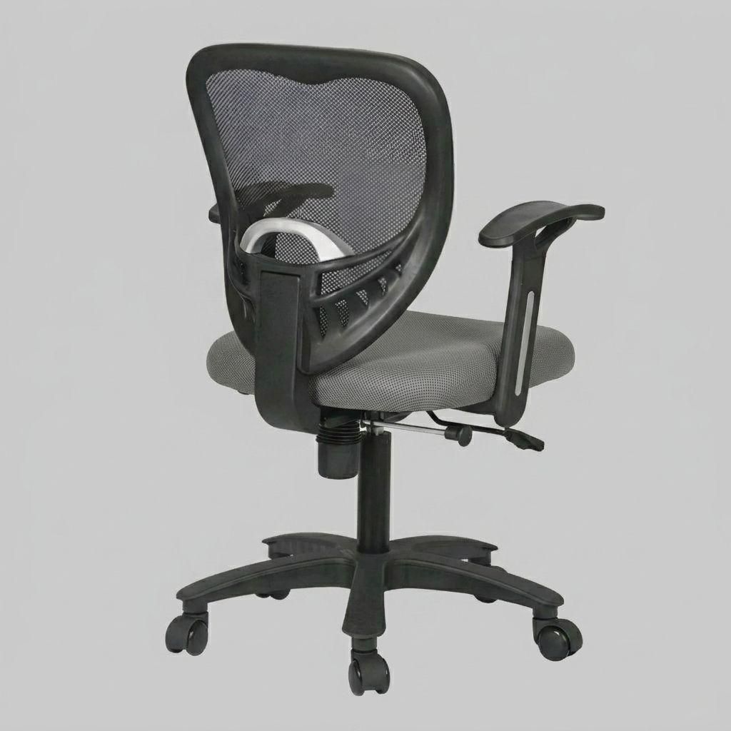 flipkart perfect homes Rainbow Mid Back Mesh Finish Fabric Office Visitor Chair-picture-34