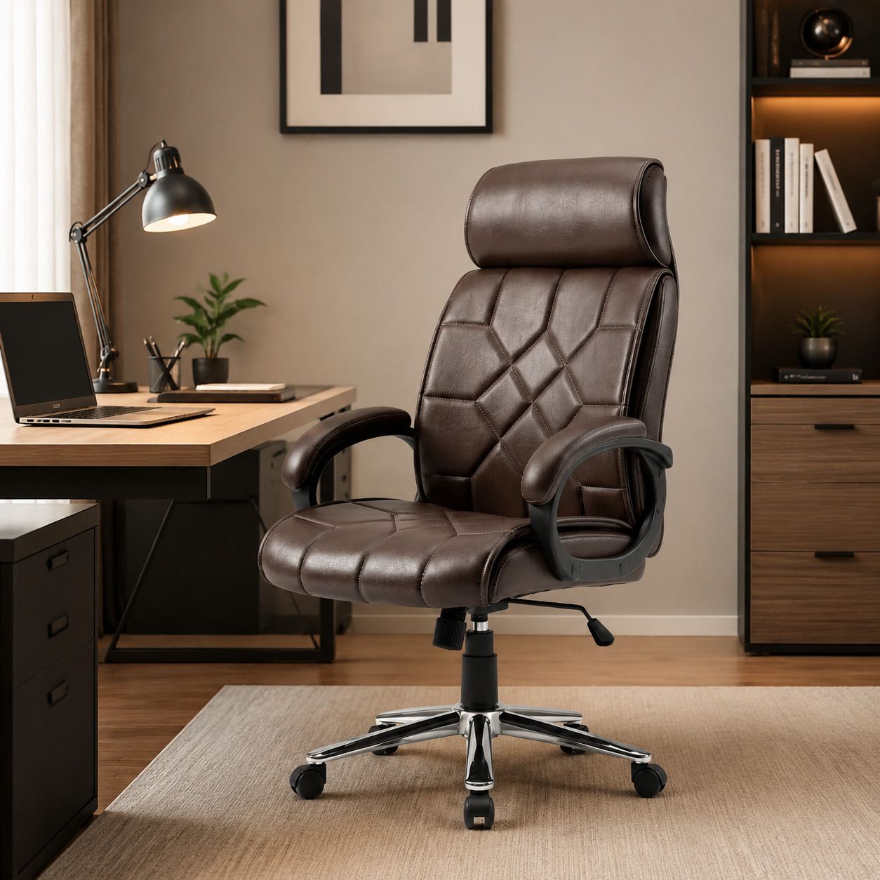 ardasinterior Zarie Leatherette Office Executive Chair-picture-35