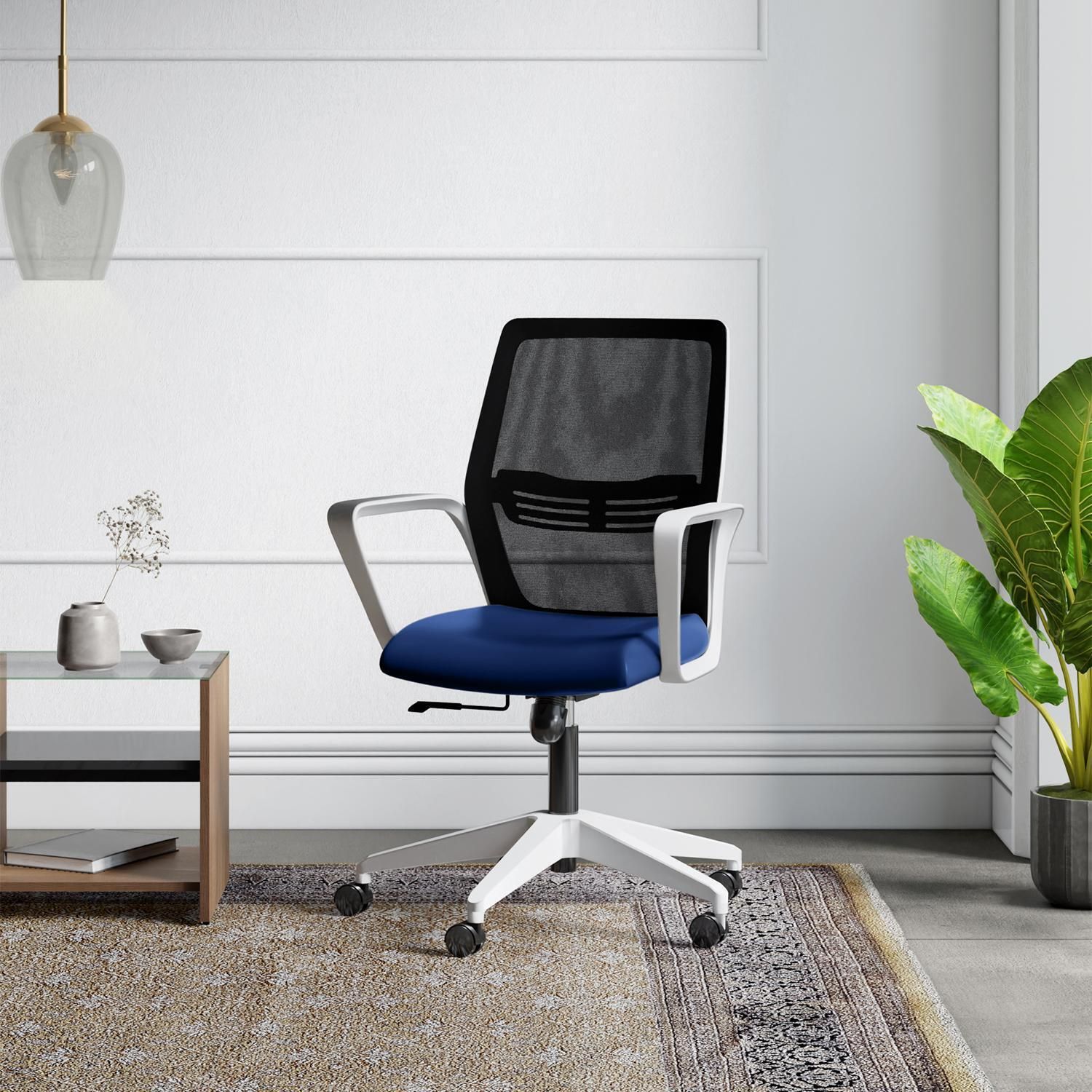 Vurv Mid Back Fabric Study Arm Chair