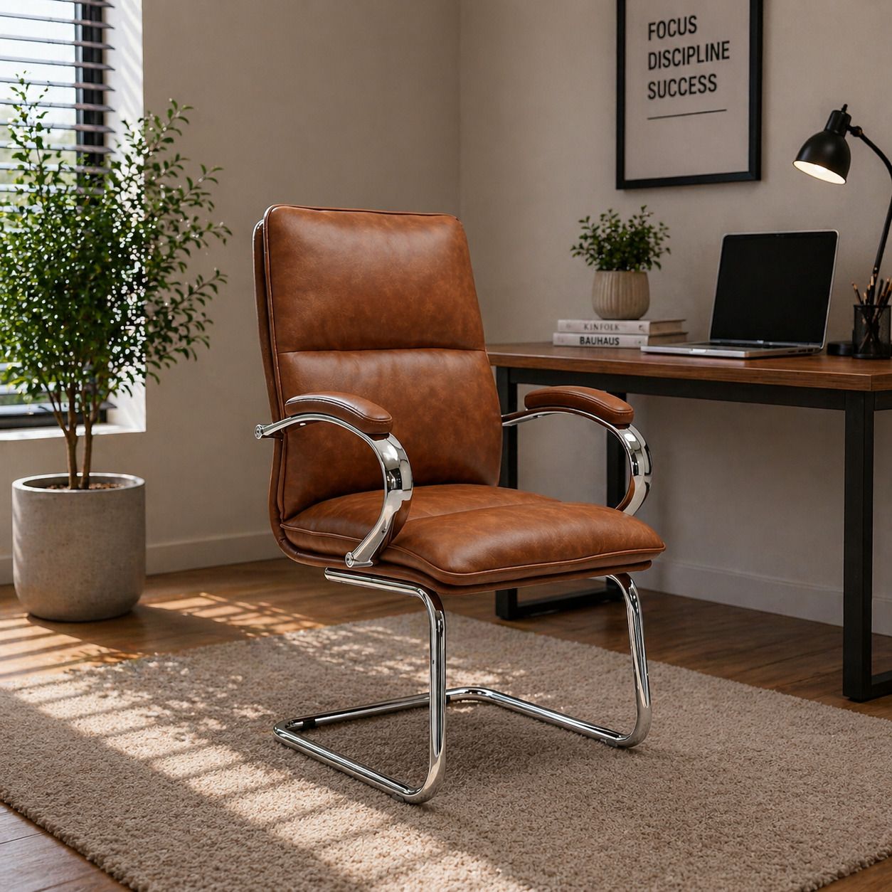 Sedeon Office Chair | Executive chair Leatherette Office Conference Chair-image-11