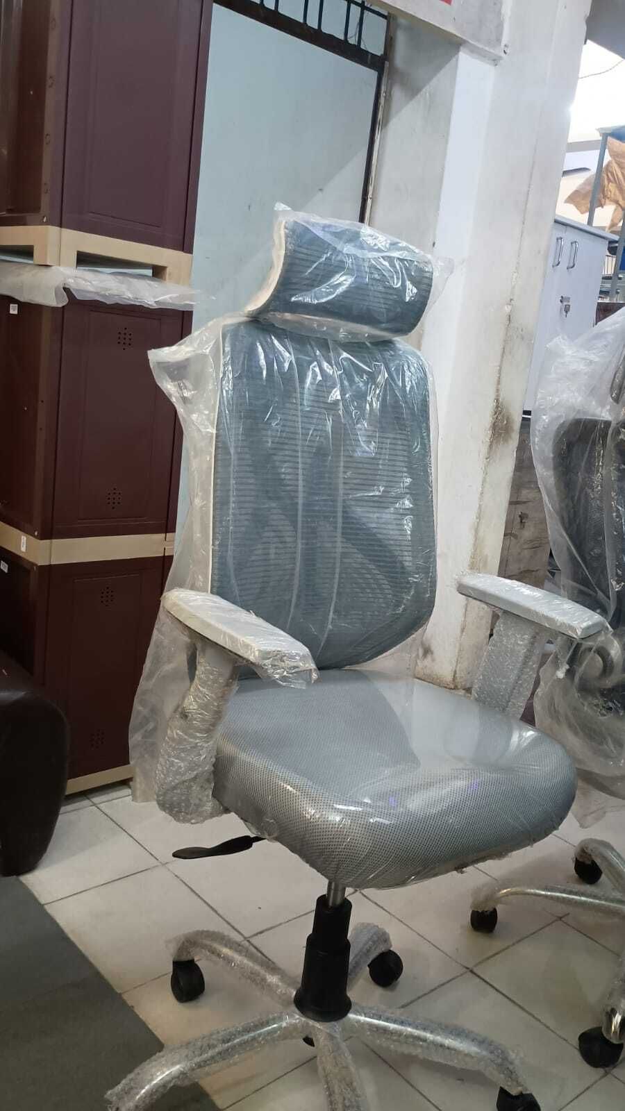 Leatherette Study Stacking Chair-image-3