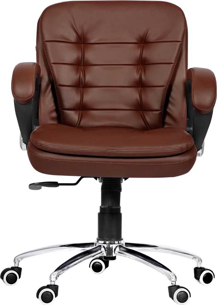 Leather Office Adjustable Arm Chair-image-21